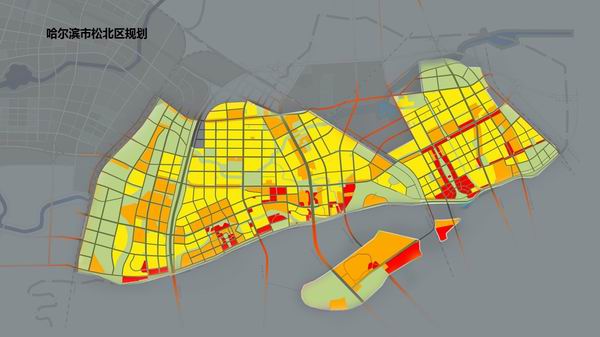 哈尔滨松北区规划
